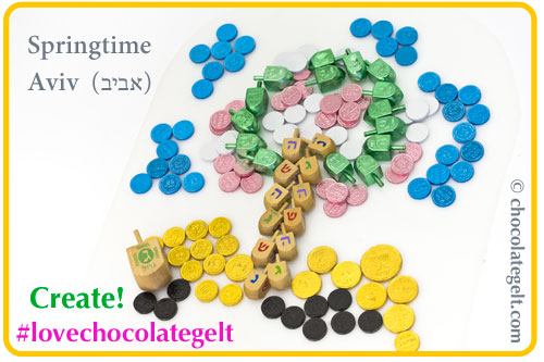 Chanukah Supplies at Chocolategelt.com #lovechocolategelt