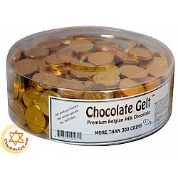 Chocolate Coins in Bulk Tub (about 310 pieces) OU Kosher Dairy