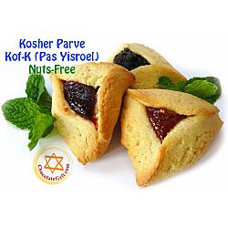 Nut-Free Hamentashen Purim Cookies by pound Kosher Parve - MIXED