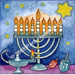 Chanukah Gift Card Set of 20 - MIRACLE