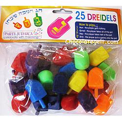 25 Plastic Dreidels