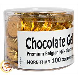 100 Milk GOLD Chocolate Chanukah Gelt Coins OU