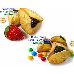 Discount Bulk Case of Hamantaschen 400 cookies/30lbs STRAWBERRY and CHOCOLATE