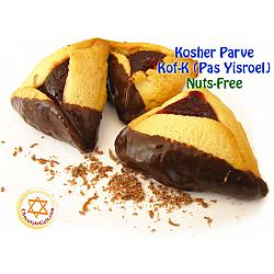 Nut-Free Hamantaschen by pound Parve Pas Yisroel - CHOCOLATE DIP